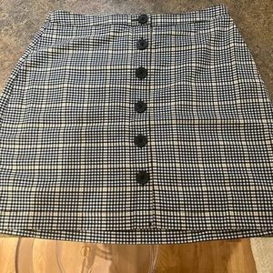 Abercrombie Plaid Button up Skirt